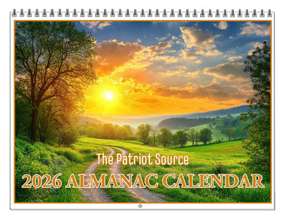 222419 - VINTAGE ALMANAC CALENDAR (Twin Loop Wire Bound)