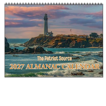 222419 - VINTAGE ALMANAC CALENDAR (Twin Loop Wire Bound)